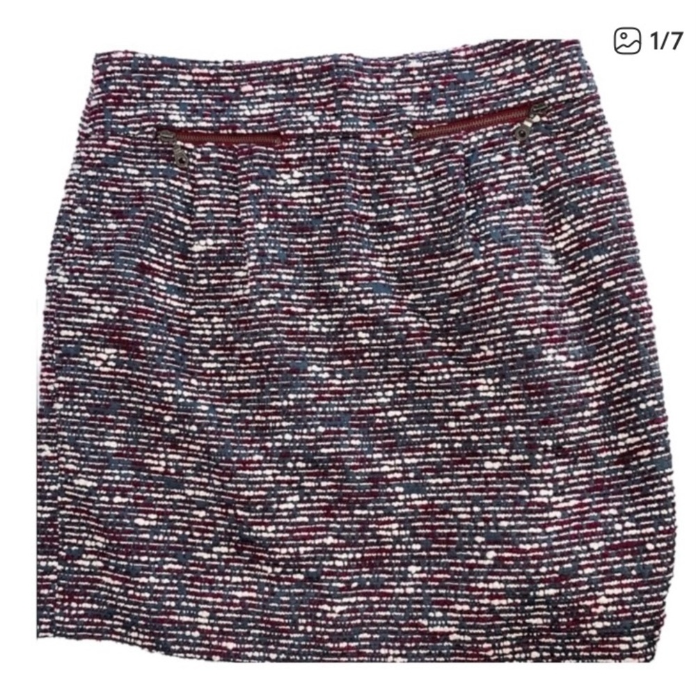 LOFT Elegant Tweed Skirt Sz 2P